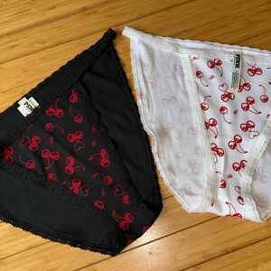 Pink Wink Lace-Trim String Bikini Panty Bundle